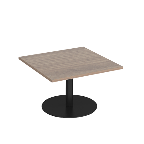 Monza Square Coffee Table - Black - Barcelona Walnut
