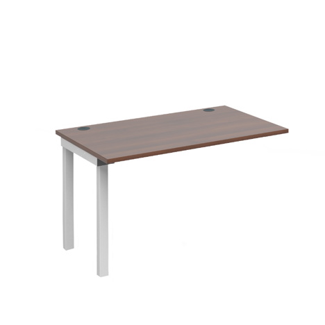 Connex add on Units (Single) - 1200 - White Frame - Walnut