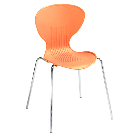 Rochester Side Chair - Orange (Pack of Four)
