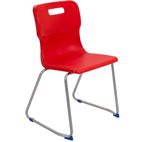 Titan Skid Base Chair - Size 6 - Red