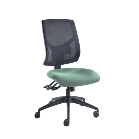Vision High Back Mesh Chair - No Arms - Campeche