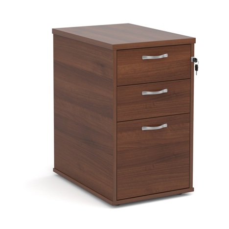 Desk High Pedestal - 600mm - Walnut