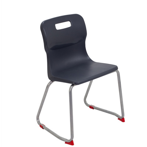 Titan Skid Base Chair - Size 4 - Charcoal