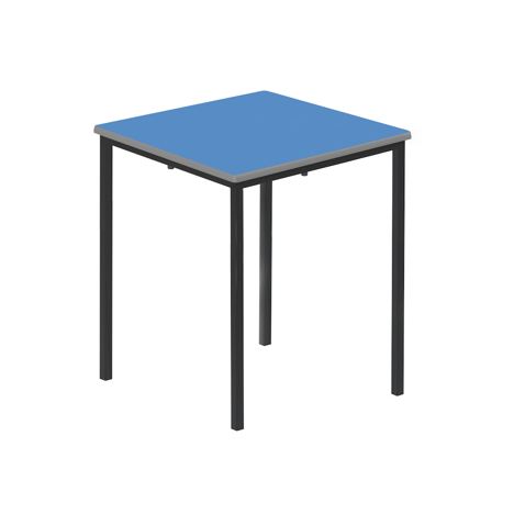 Titan Square Classroom Tables - 600 x 710mm - Blue