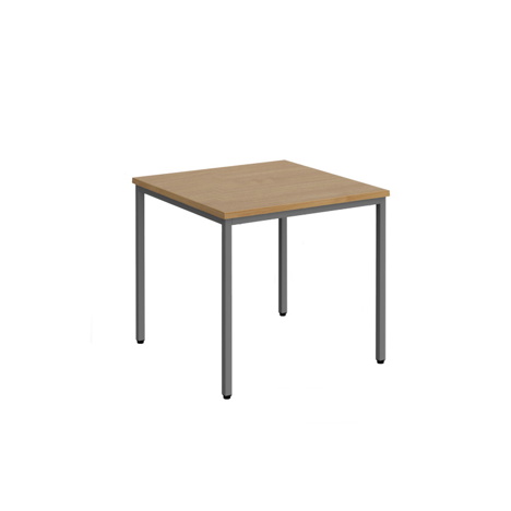 Flexi 25 Rectangular Table - 800mm - Graphite - Oak