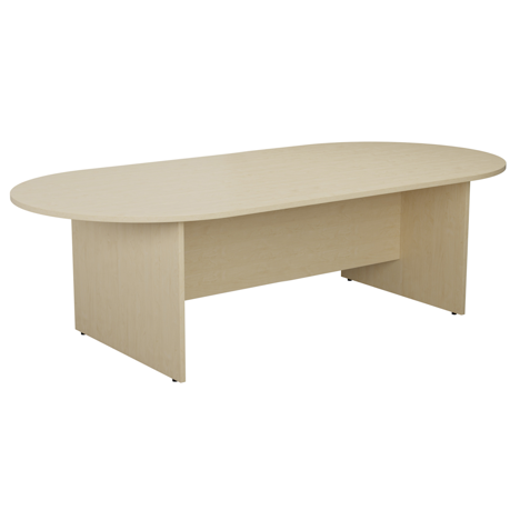 D-End Meeting Table - 2400 - Maple