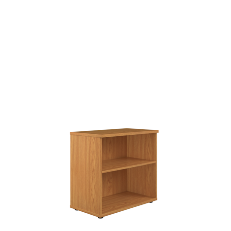 Wooden Bookcases (Solid Back Panels) - WDS745 - Nova Oak