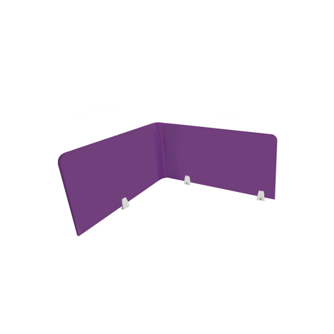 EcoFlex Desk Screen & Modesty Panels - 1000 - Purple