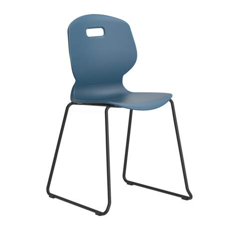 Arc Skid Chair - Size 6 - Steel Blue