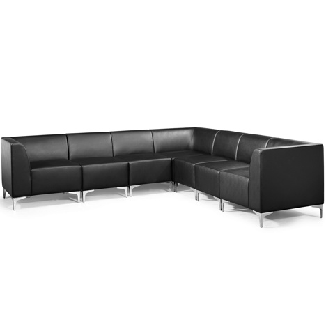 Leather Modular Reception Seating