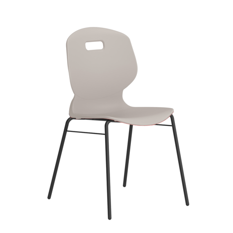 Arc 4 Leg Chair with Brace - Size 6 - Grey