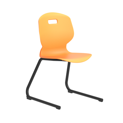 Arc Reverse Cantilever Chair - Size 6 - Marigold