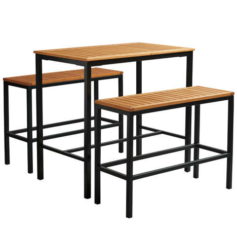 ICE Dining Set - Bar Height Bench Set