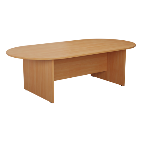 D-End Meeting Table - 1800 - Beech