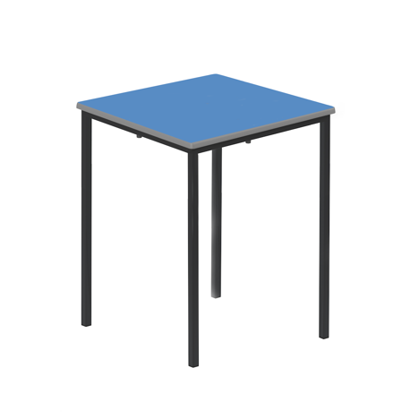 Titan Square Classroom Tables - 600 x 760mm - Blue