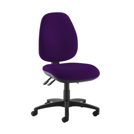 Jota XL Fabric Back Operator Chair - No Arms - Tarot Purple