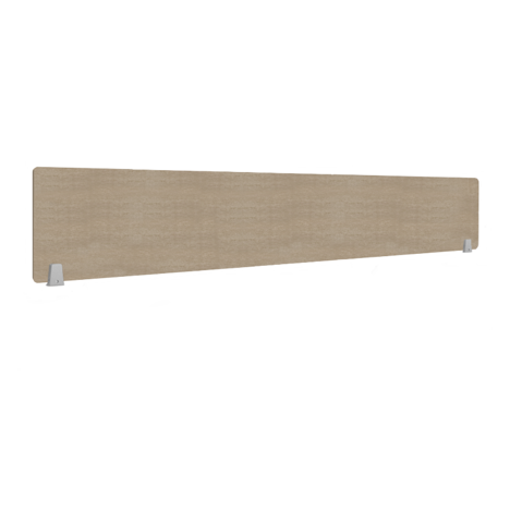 EcoEdge Desk Screen & Modesty Panels - 1600 - Wheat