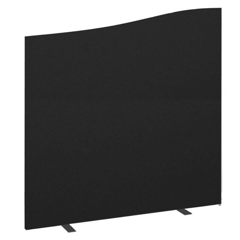 Freestanding Wave Screens18-16X18 - Charcoal