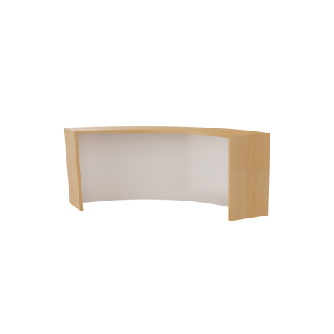 Reception Units - Corner Hood - W800 x D300 x H405mm - Beech