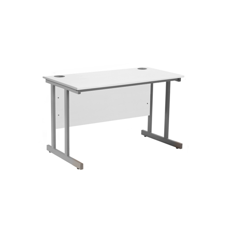 VDU Cantilever Workstation - 1200mm - 600mm Deep - White