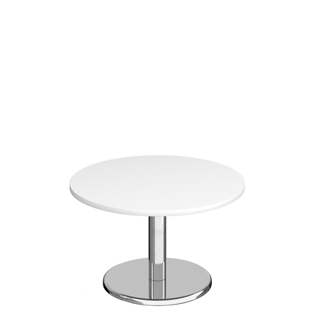 Pisa Circular Coffee Table - White