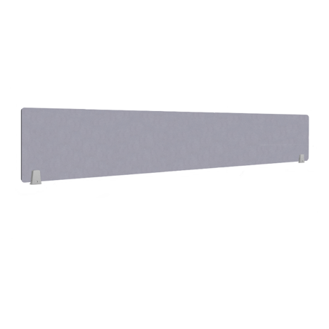 EcoEdge Desk Screen & Modesty Panels - 1600 - Light Grey