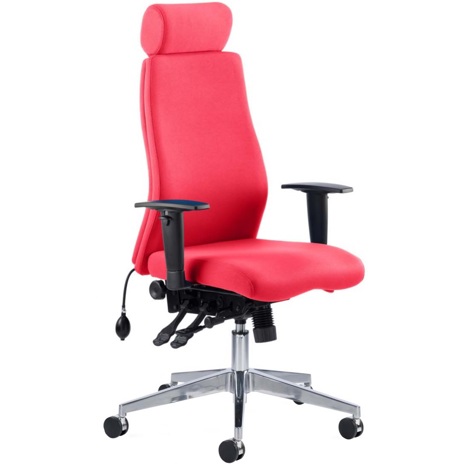 Onyx Ergonomic Operators Chair - Bergamot Cherry