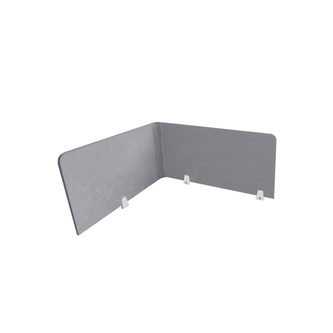 EcoFlex Desk Screen & Modesty Panels - 1000 - Light Grey