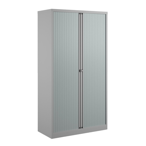 Bisley Tambour Cupboards 1970-1985mm - Grey