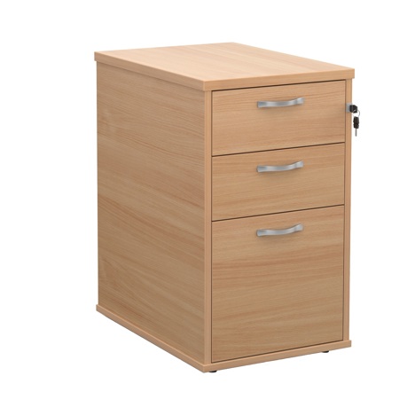 Desk High Pedestal - 600mm - Beech