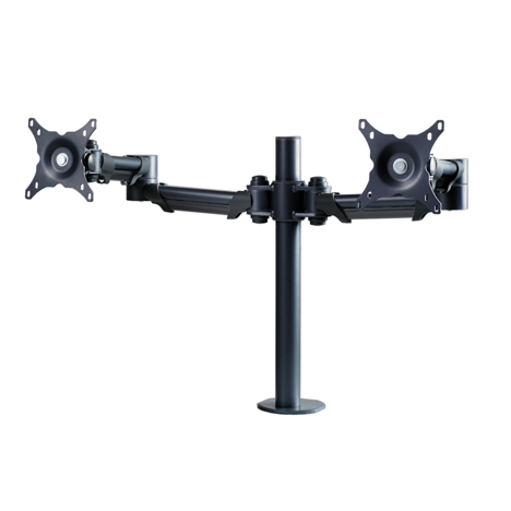 FSA Ergonomic Monitor Arm - Double - Black