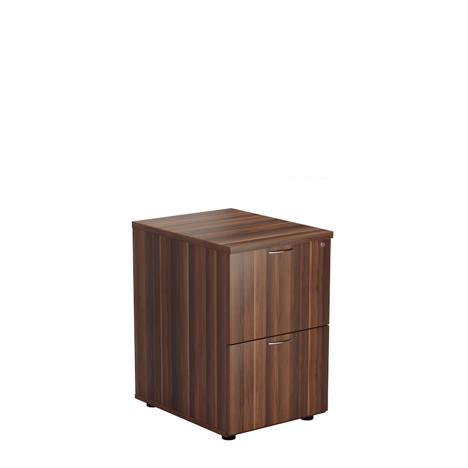 2, 3, 4 Drawer Filing Cabinet - 2 Drawer - Dark Walnut