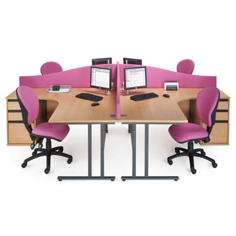 Straight Desk - H-Frame