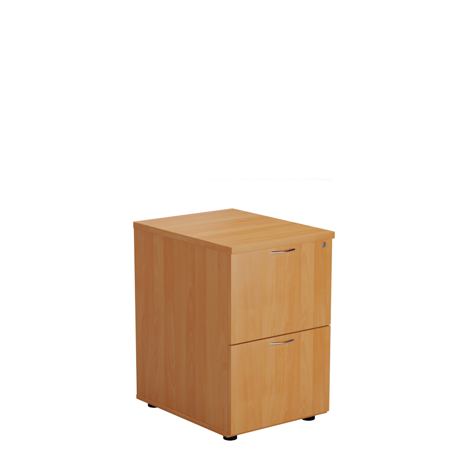 2, 3, 4 Drawer Filing Cabinet - 2 Drawer - Beech