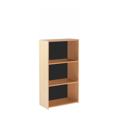 Bookcase (3mm Black MDF Back Panel) - 1200mm - Oak