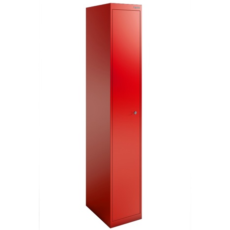 Bisley Metal Locker - Single Door - (Extra Deep) - Red