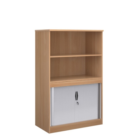 Combination Display Tambour - 1600mm - Beech