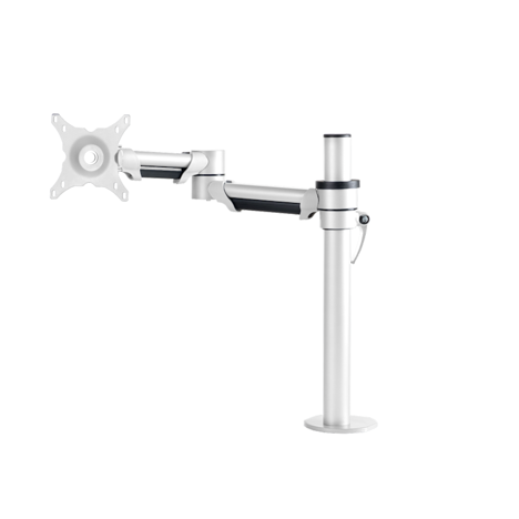 FSA Ergonomic Monitor Arm - Single - White