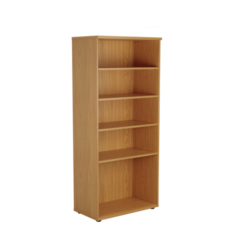 Wooden Bookcases (Solid Back Panels) - WDS1845 - Nova Oak