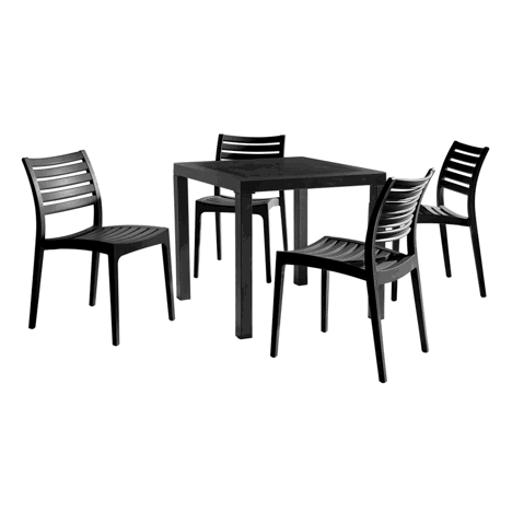 Ares Dining Set - Black