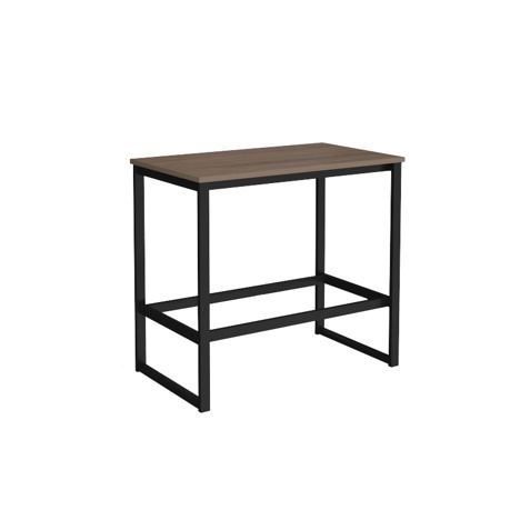 Otto Poseur Benching Solution Dining Table 1200 - Black - Barcelona Walnut