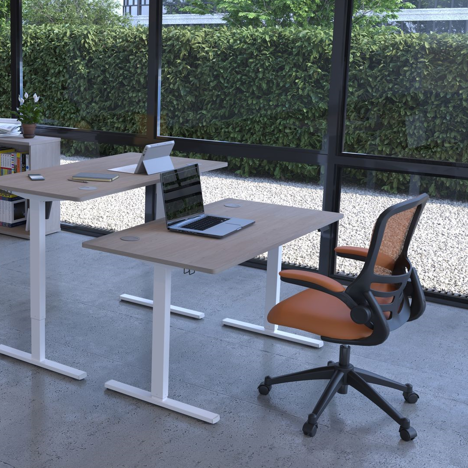 Marlos Mesh Back Operators Chair with Folding Arms