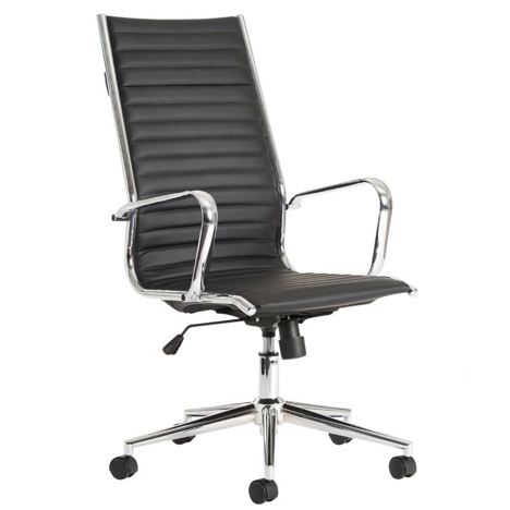 Bari Leather Faced Executive Chair