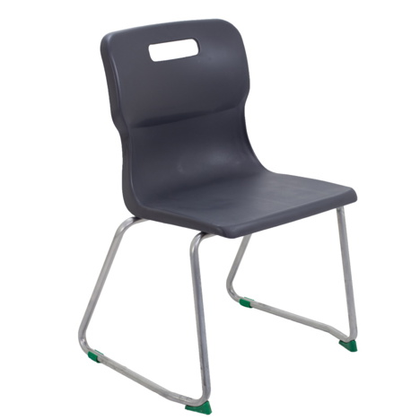 Titan Skid Base Chair - Size 5 - Charcoal