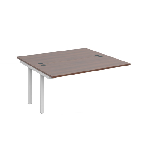 Connex add on Units (Back to Back) - 1400 - White Frame - Walnut