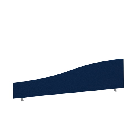 Wave Desktop Screen - 1400mm - Blue