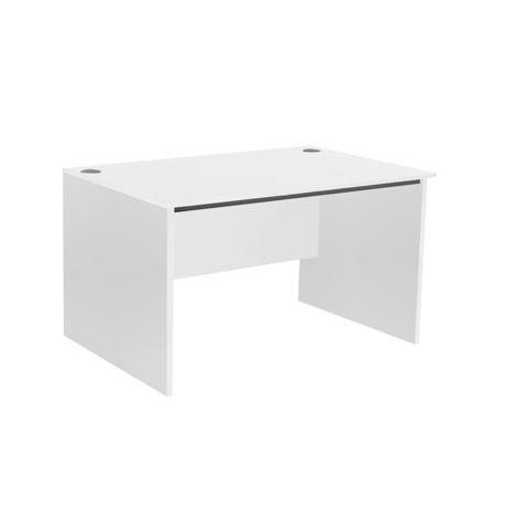 Panel Ended Rectangular Workstation - 1200 - White
