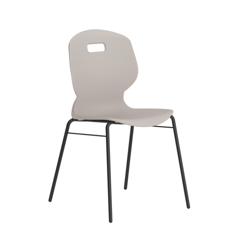 Arc 4 Leg Chair with Brace - Size 5 - Grey