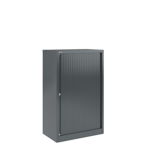 Essentials Tambour Cupboards - 1570mm - Anthracite