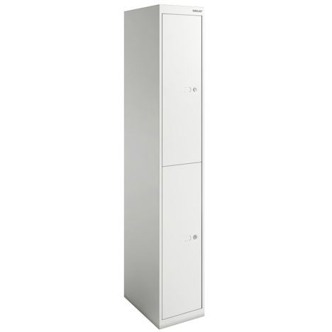 Bisley Metal Locker - Double Door - (Extra Deep) - Chalk
